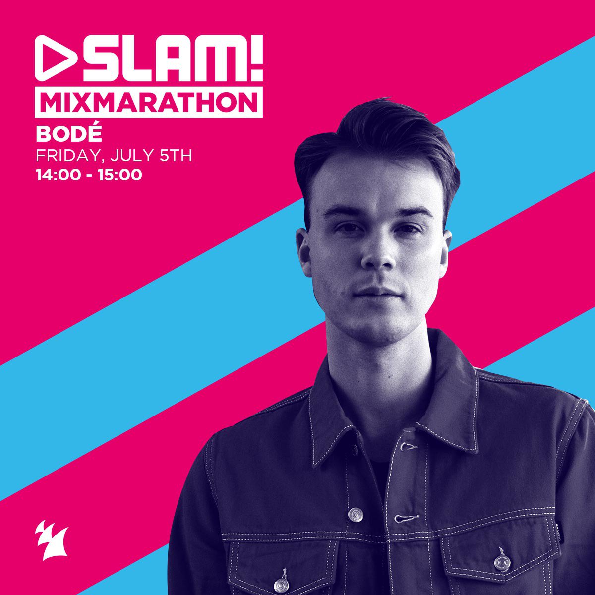 Armada's tweet image. Make sure to check out @BorisDeckers live at 14:00 PM CEST today! slam.nl @slamofficial #SLAMFM #MIXMARATHON
