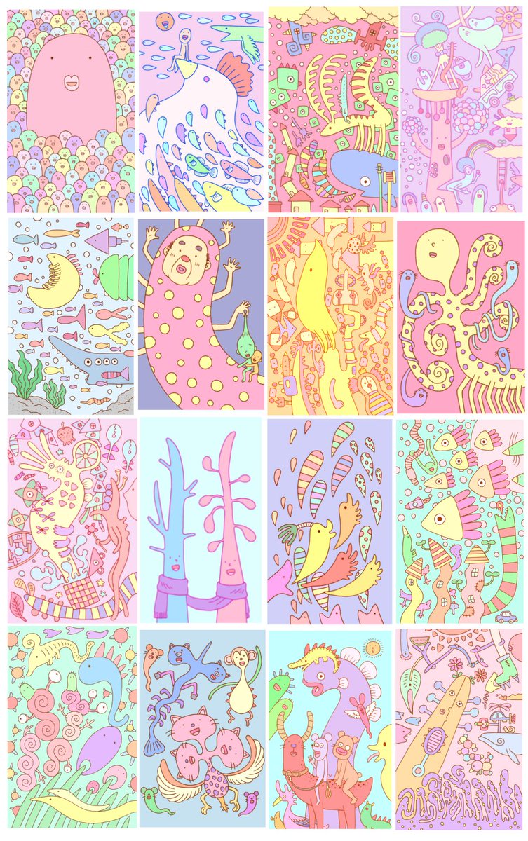 5、6年前の絵。ほとんど描いた記憶がない。
こんなのが何千点もあります、笑 