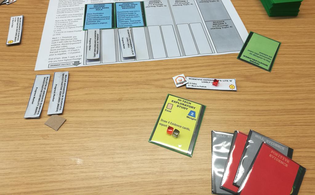 RogertheGS's tweet photo. The playtest copy is ready! Look for QRP: The Game at an impromptu #SIPS2019 session this weekend. What will you do to get published as reforms change the rules of the game? https://t.co/qTA6L2Mz1D