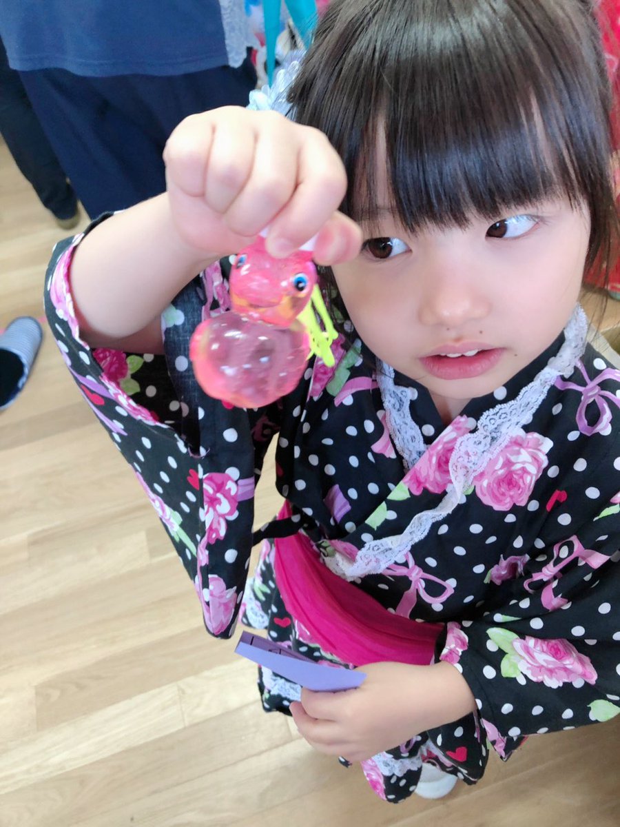 吉田沙保里 ここちゃん夏祭りでした 幼稚園児として最後の夏祭りだったね 良い思い出になったかな 楽しそうな写真や動画がたくさん送られてきて 私まで嬉しくホッコリしましたぁー ここちゃん 夏祭り こども園