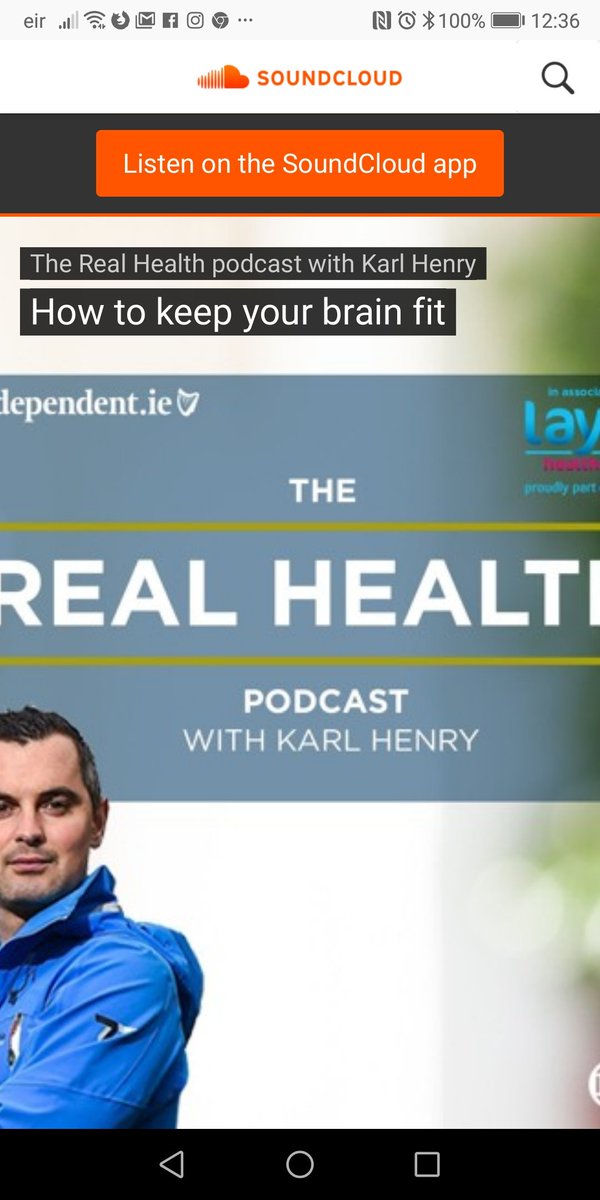 jamiedoleary's tweet photo. Really enjoyed listening to @karlhenrypt podcast on the subject of your brain. There is a lot going on in the world and our brains and mind are at the epicenter but how much time do you spend on looking after it? https://t.co/2rJ8xdlC2R