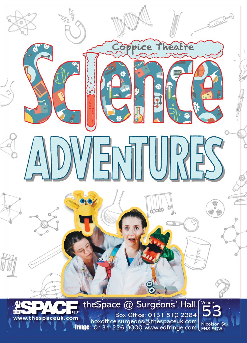 It is exactly 4 WEEKS until be open #scienceadventures at @theSpaceUK @edfringe Festival Fringe !!! WE CANT WAIT!! #theatre #science #childrenstheatre