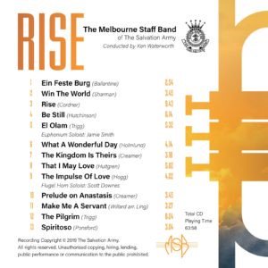 rogertriggmusic's tweet image. 'Rise', brand new studio recording from @MSBand is out now! It includes premiere recordings of 2 new works from me. Euph Solo 'El Olam' (bit.ly/2RV29Of) played effortlessly by @petsounds1972 and 'The Pilgrim'.