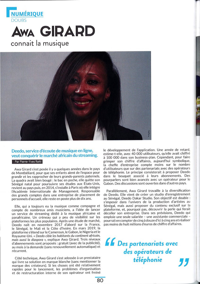 ADN_FC's tweet photo. Les cheffes d'entreprises du #NordFrancheComté sont mises en avant dans l'édition spéciale de @TRACESNEWS ! Découvrez leurs portraits 👉 Awa Girard @DeedoMusic Irène Maire Ballay #Création1538 @MMaronne #OnyxP et Murielle Gregoire @JacotBilley ... https://t.co/qvT5cpiEpT