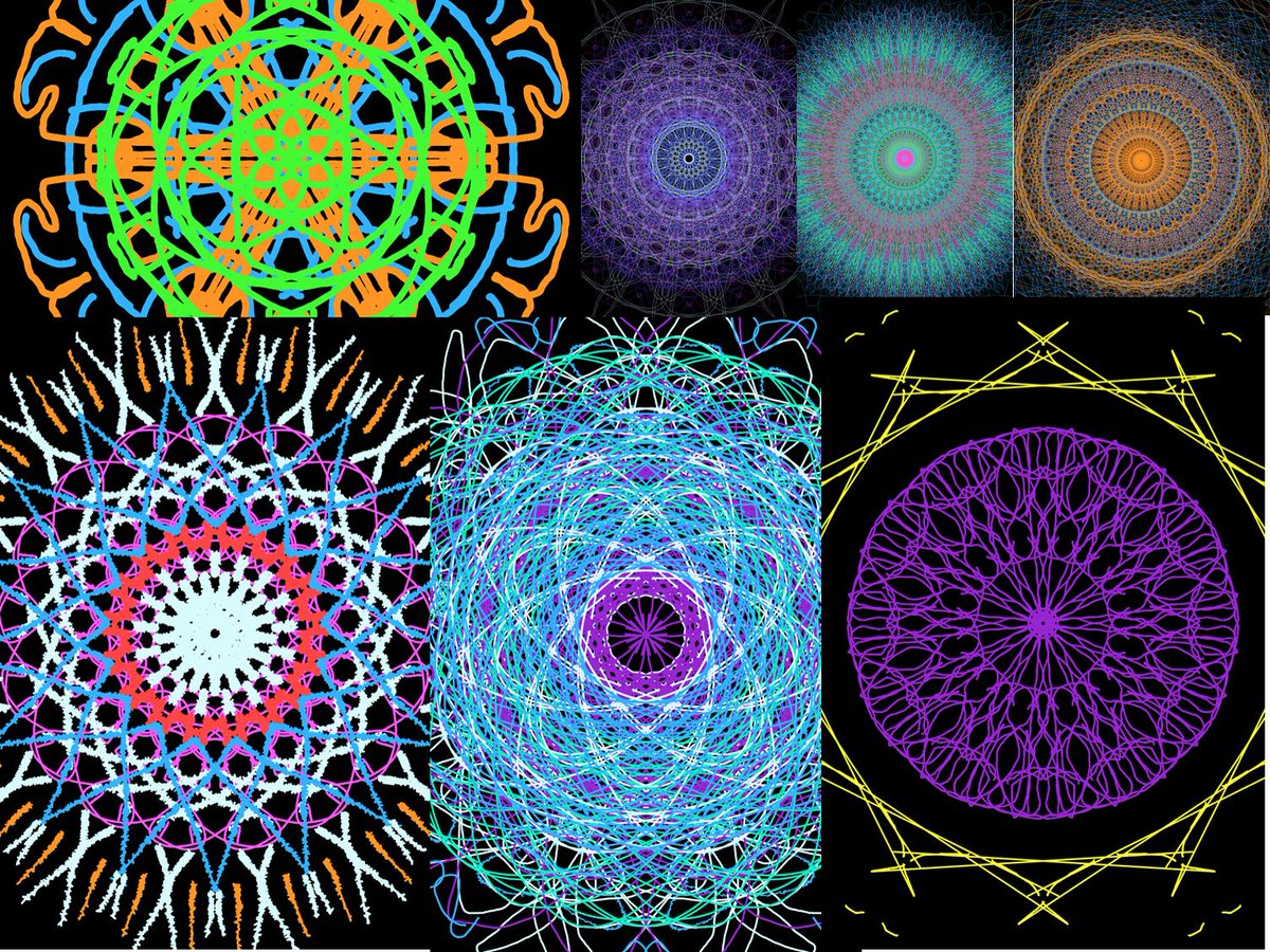 #Digitalmandalas #mandalas #CAD created by our #Year6art students for #transitionday #art