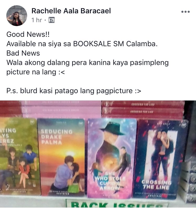 iamAlyloony's tweet photo. SWSCA spotted ๐
Sa mga bumili/nakakita po ng book, baka po pwede niyo po ako i-tag and kung saan branch niyo nakita para ma help din natin yung iba na naghahanap. Hehe. Labyu readers ๐ https://t.co/njyno06jhd