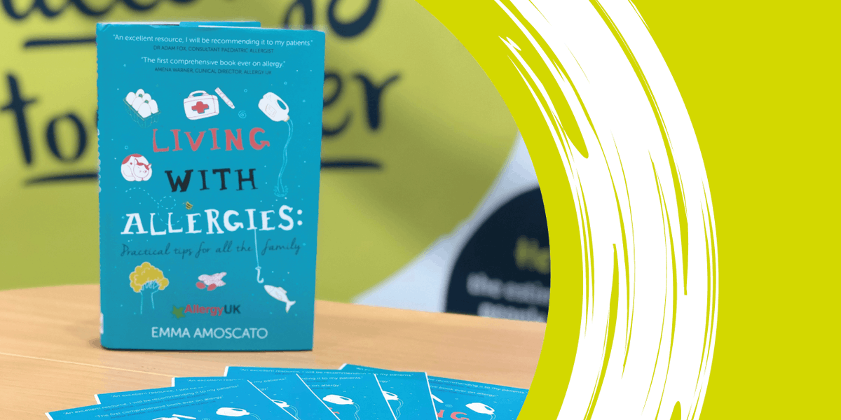 AllergyUK1's tweet photo. We're highlighting the higly reviewed book "Living with Allergies: Practical Tips for All the Family" by @freefromfarm at our stand @AllergyShow and encourage anyone currently struggling living with allergies to order their copy today! https://t.co/rRky3BydcV
#allergyshow https://t.co/ywqxh40wQP