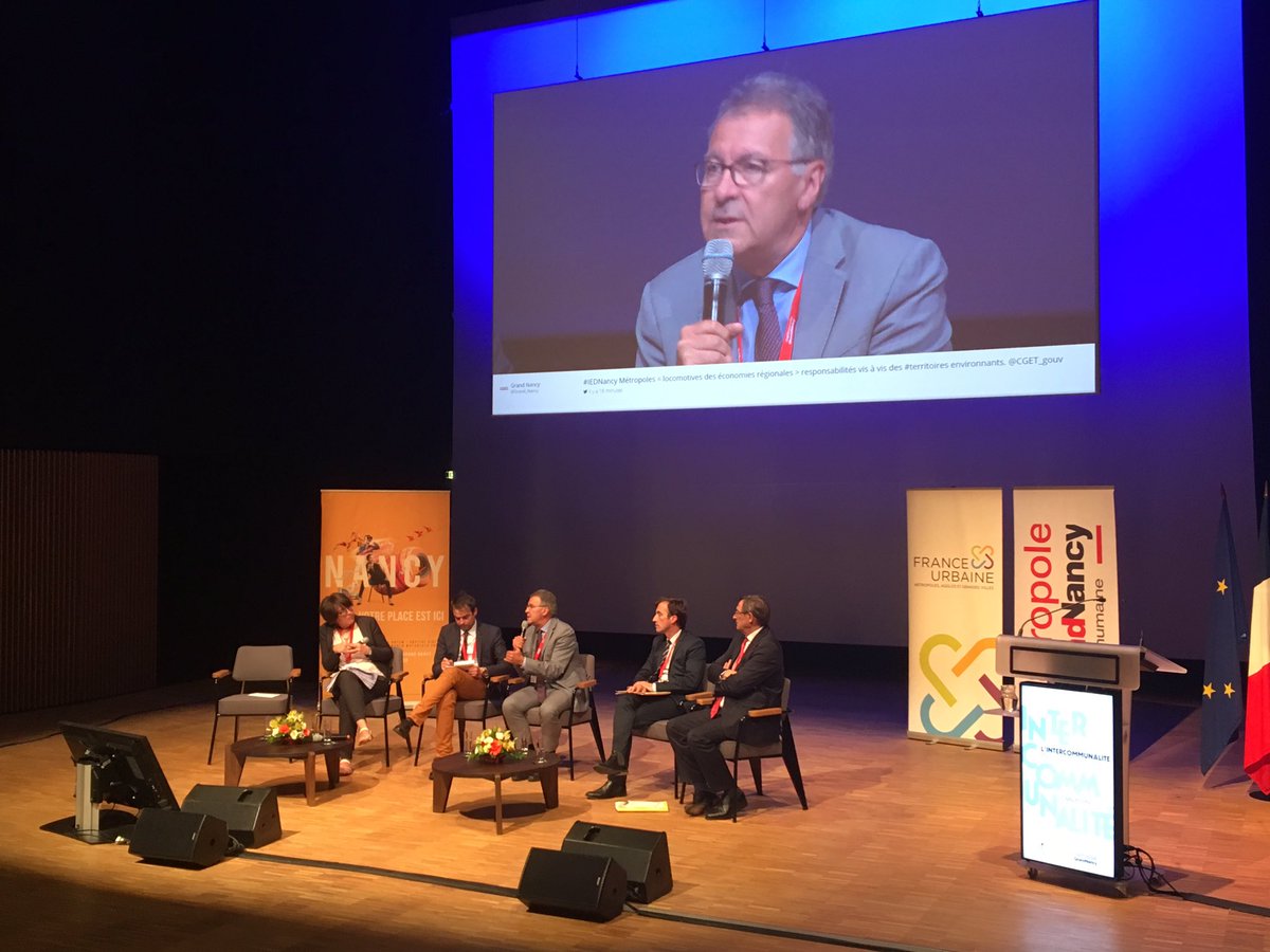 France_urbaine's tweet photo. .@pierre_cuny : « C’est bien la réunion des villes et des territoires qui a permis l’existence de @Lorntech, de la Bibliothèque numérique en Lorraine ! » #collterr #IEDNancy @Grand_Nancy https://t.co/rLq3sJwCtC