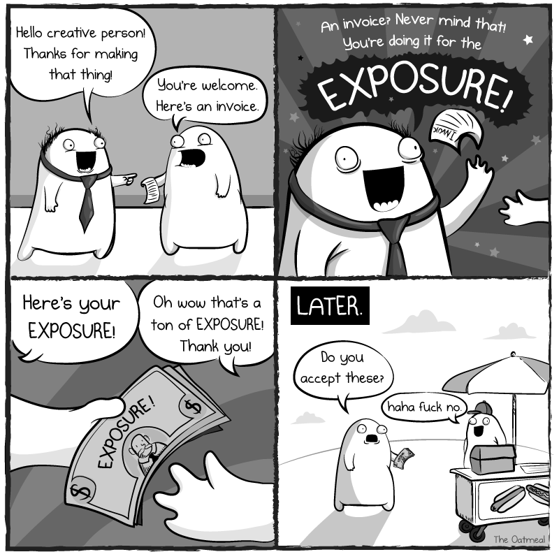 UltraLinx's tweet photo. "Exposure"

Comic by @Oatmeal https://t.co/5YS8Nr6CDt
