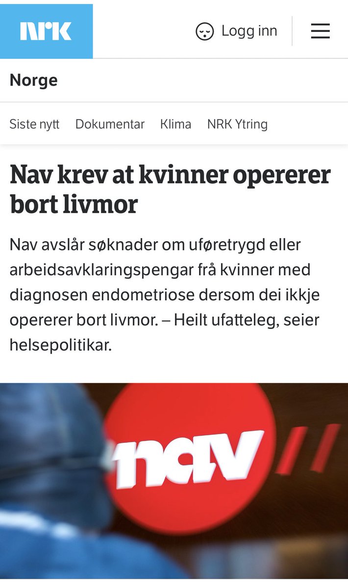 Akkurat da du trodde at den norske stat ikke kunne gripe dypere inn i norske kvinners kropp og underliv: