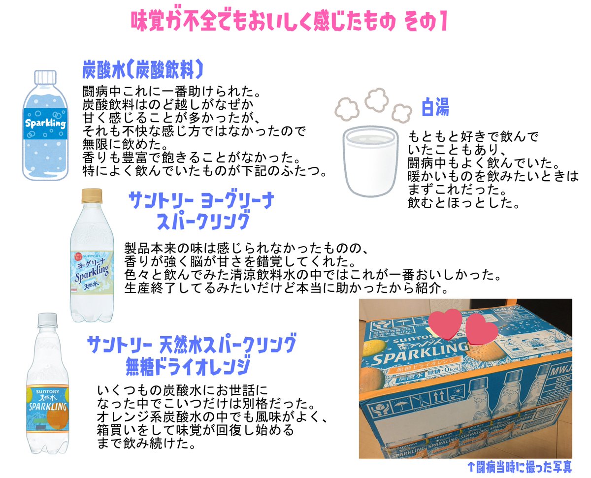 味覚障害を患った人が闘病中に食べておいしかったもの まずかったもののレポに経験者からの反響たくさん 香りや食感がポイントみたい Togetter 味覚障害を患った人が闘病中に食べておいしかったもの まずかったもののレポに経験者からの反響たくさん 香りや食感がポイントみたい Togetter