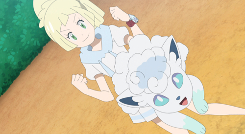 サトセレ on X: lol Serena is already holding a Hoenn Pokedex from the first  episode of XY&Z coincidence? #anipoke  / X