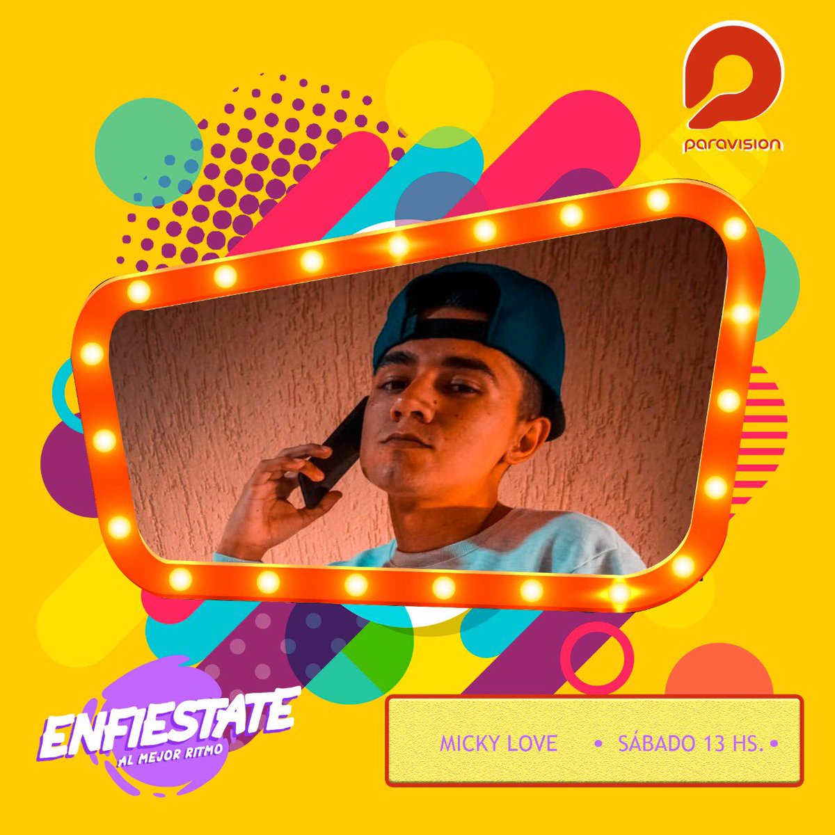 Enfiestatepy's tweet photo. 🎊🎊 Mañana es día de #FIESTA 🤩🤪
De 13:00 a 15:00 ☝️⏰ por @Paravision5
💪 Vamos a recargar tu sábado de muchísima música, con estos artistas invitados. 🔈📣🎵🎶
#ENFIESTATE 🎉 https://t.co/99smRe4lNd