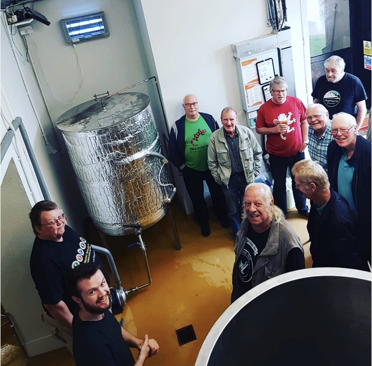 We just had our first proper brewery tour and tasting of our first beers brewed in Bradford with these top lads. #brewerytour #supportyourlocalbrewery #bradford #toplads