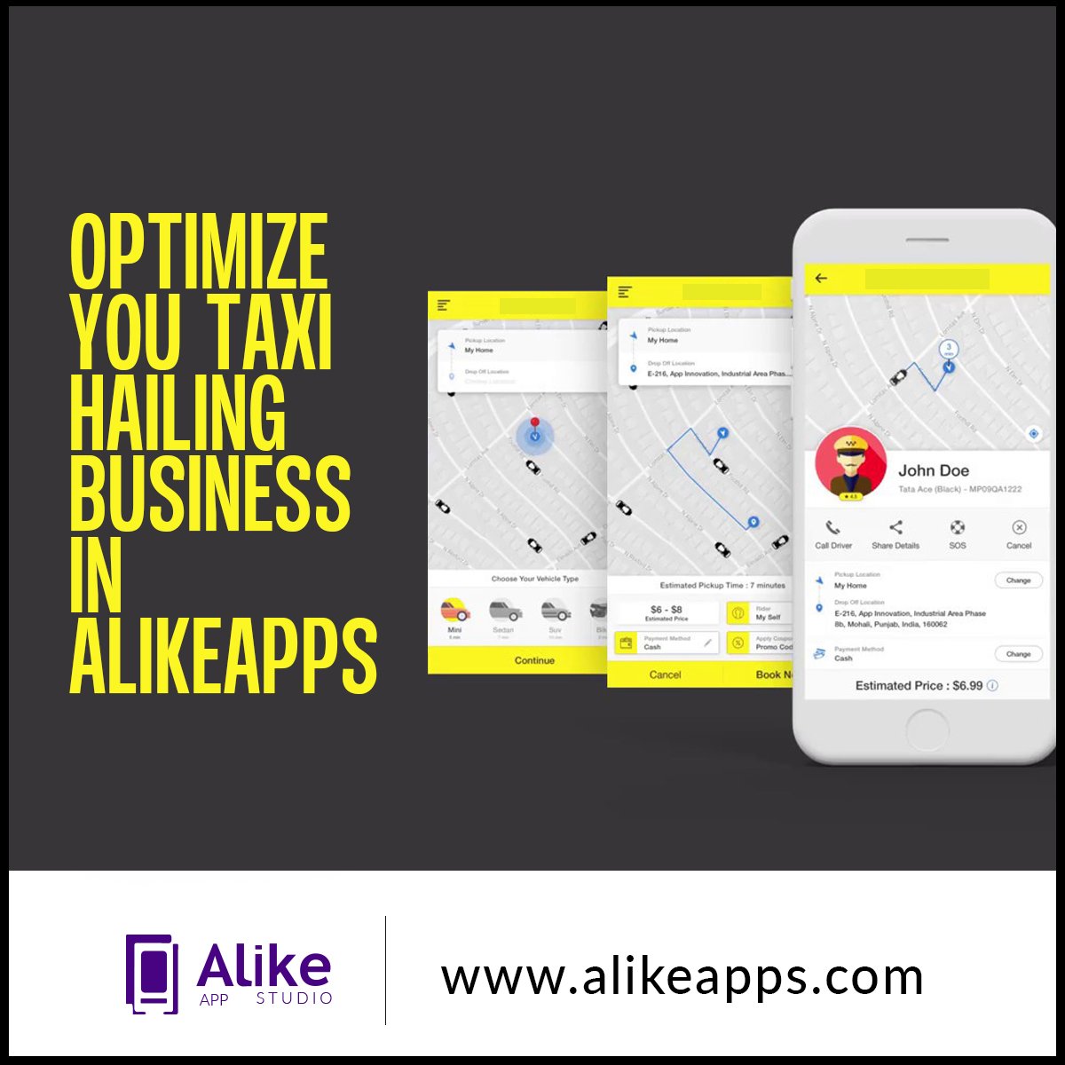 alikeappstudio's tweet photo. The taxi-hailing app that connects drivers with customers.People can book a taxi by sitting anywhere by just few clicks on their smartphone.Get Start your own taxi booking app at - https://t.co/u96efOm1sG 
Tel- +1 (408) 914-1678
#UberClone #TaxiBookingScript #TaxiBookingApp https://t.co/XWWjnbygxB