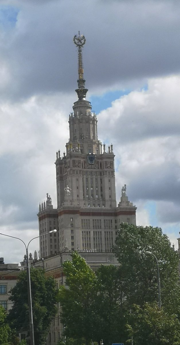 DizzyDoodler's tweet image. Farewell to one of Stalin&apos;s Seven Sisters. Never in a million years did I imagine presenting the #icebergmodel here at Moscow University.