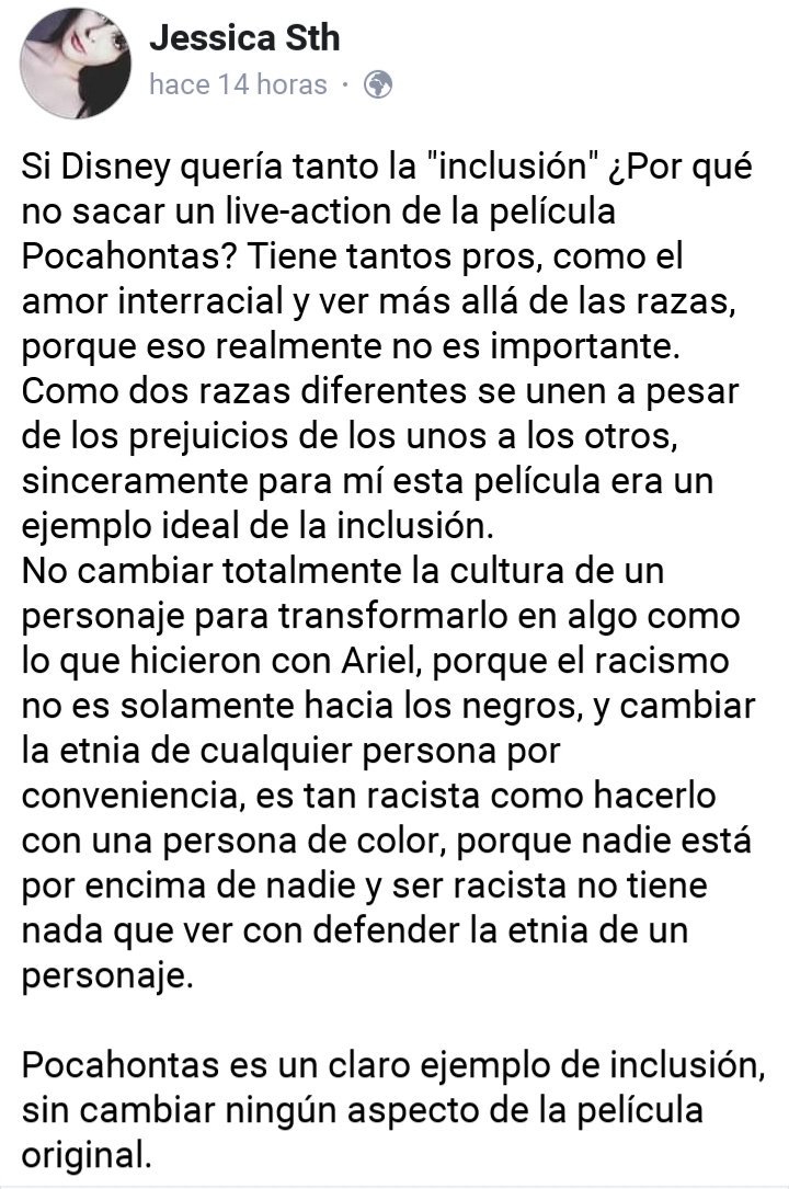 desireita1's tweet photo. #NotMyAriel 
Ni yo misma lo pude explicar mejor https://t.co/NShVLSxCVz