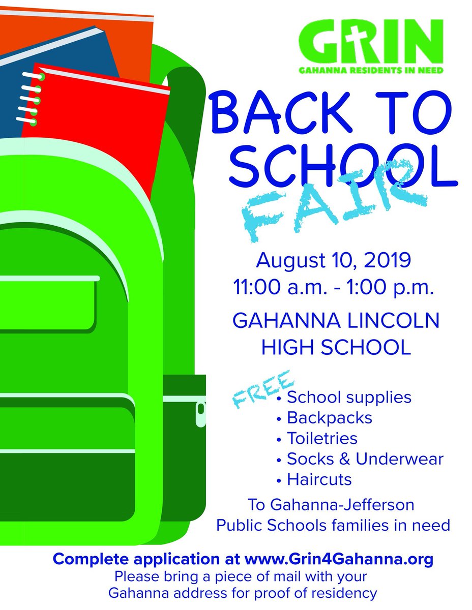 Thank u to our back to school fair supporters <a href="/AEPOhio/">AEP Ohio</a>,<a href="/YourGraceChurch/">Grace Fellowship</a>, Creekside Chiropractic,@ColumbusOHBail, <a href="/MifflinPres/">Mifflin Presbyterian</a>,  Signatures Mill Run Tavern,<a href="/CBKTTWEET/">We've Moved to @CBRealtyOHKYIN</a>  &amp; <a href="/colskiwanis/">Kiwanis Club of Columbus</a>! We could not do without U! 
Note this is not in association with  NBC4/Neighborhood Bridges event