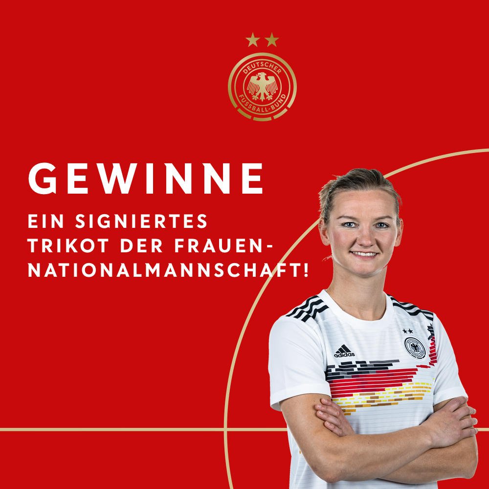 DFB_Frauen's tweet photo. ⚽ Mach mit und gewinne das Heimtrikot der @DFB_Frauen mit den Unterschriften 🖊 der Nationalspielerinnen! 👇
➡️ https://t.co/UIJ772iQ2q

WIR #IMTEAM https://t.co/8qUfiyYEAh