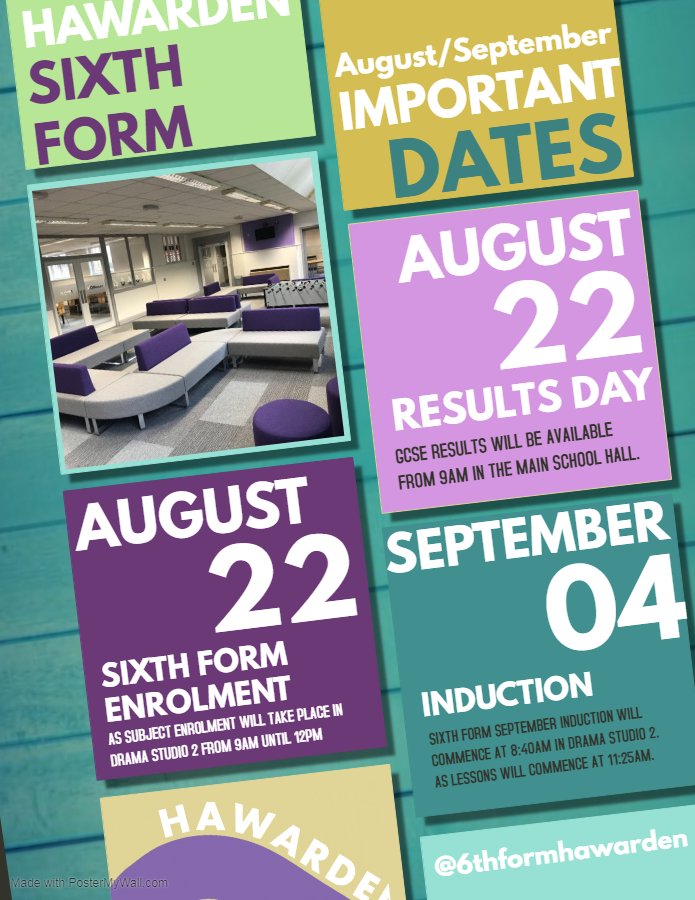 Hawarden Sixth Form (@6thformhawarden) on Twitter photo #GCSEResultsday2019 #SixthFormEnrolment #SixthFormSeptemberInduction <a href="/6thFormHawarden/">Hawarden Sixth Form</a> <a href="/hawardenhs/">Hawarden High School</a> #GCSEResultsday2019 #SixthFormEnrolment #SixthFormSeptemberInduction <a href="/6thFormHawarden/">Hawarden Sixth Form</a> <a href="/hawardenhs/">Hawarden High School</a>