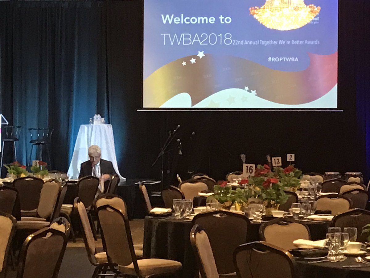 davidgszwarc's tweet photo. Getting ready to honour @RegionofPeel staff at our annual Together We’re Better Awards ceremony. We are celebrating outstanding achievements and long service employees. Today is about appreciating the immeasurable value that the Region’s staff bring to #Peel. #ROPTWBA https://t.co/fB9ZtUUPH1