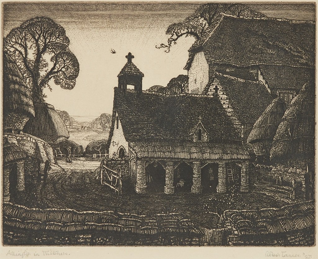 LyonandTurnbull's tweet photo. English etcher & teacher, #RobinTanner, was inspired by the work of Samuel Palmer & part of the etching revival in England in the 1920s. Take a closer look at the #etchings by Tanner to be offered in our July sale of #Paintings & #WorksonPaper: https://t.co/2e5pJHt0Jd https://t.co/VFzADslgX7