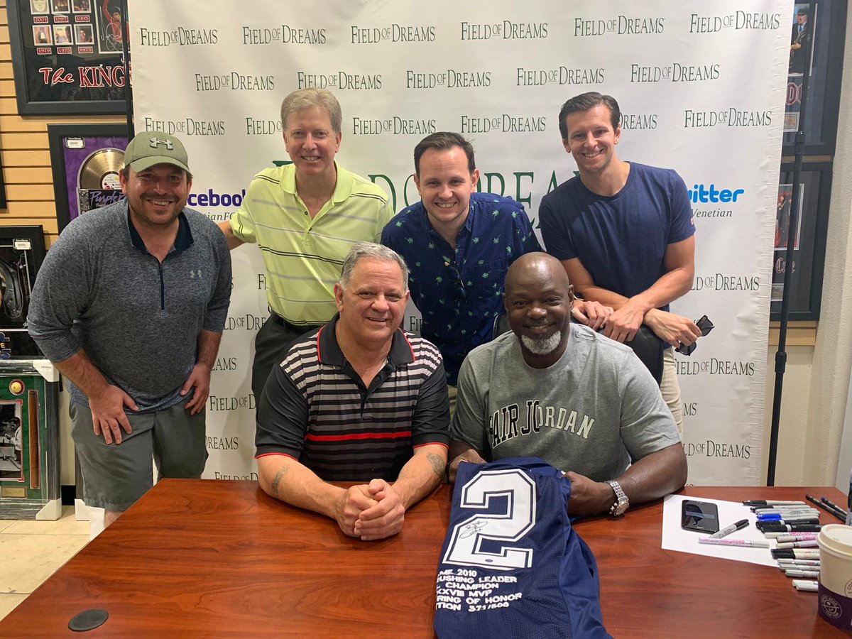 Emmitt Smith (@emmittsmith22) on Twitter photo I’ll be hanging out in Vegas today at <a href="/TRISTARVegas/">TRISTAR Miracle Mile</a> and <a href="/FODCaesars/">Field of Dreams</a>! Get the info here and find out how you can meet me: tristarvegas.com / fieldofdreams.com I’ll be hanging out in Vegas today at <a href="/TRISTARVegas/">TRISTAR Miracle Mile</a> and <a href="/FODCaesars/">Field of Dreams</a>! Get the info here and find out how you can meet me: tristarvegas.com / fieldofdreams.com
