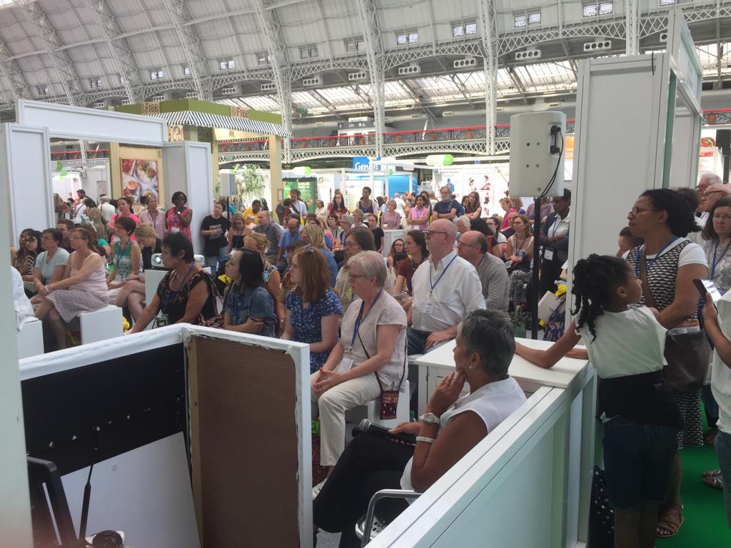 Standing room only at my 'How to Boost Your Energy and Stop Feeling Tired All the Time' workshop at the <a href="/AllergyShow/">Allergy & Free From Show</a> today! Proof that we all need a little #VaVaVoom in our life! 💃#nutrition #menopause bit.ly/2nfppbj