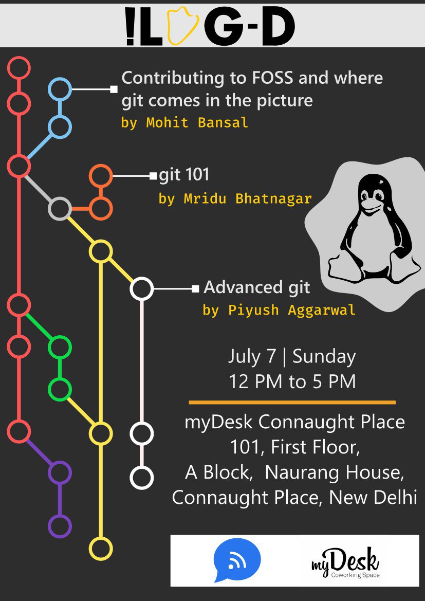ilugdelhi's tweet photo. The details for our #AllAboutGit #meetup are painted in our poster :) https://t.co/fF572Fi1xY