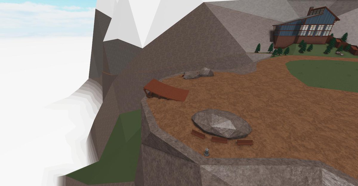 Panwells's tweet image. Don't wanna get to close to the edge on this one! New derby map Mountain Peak by @TheCoderBunny is coming in tomorrow's update 🏔️