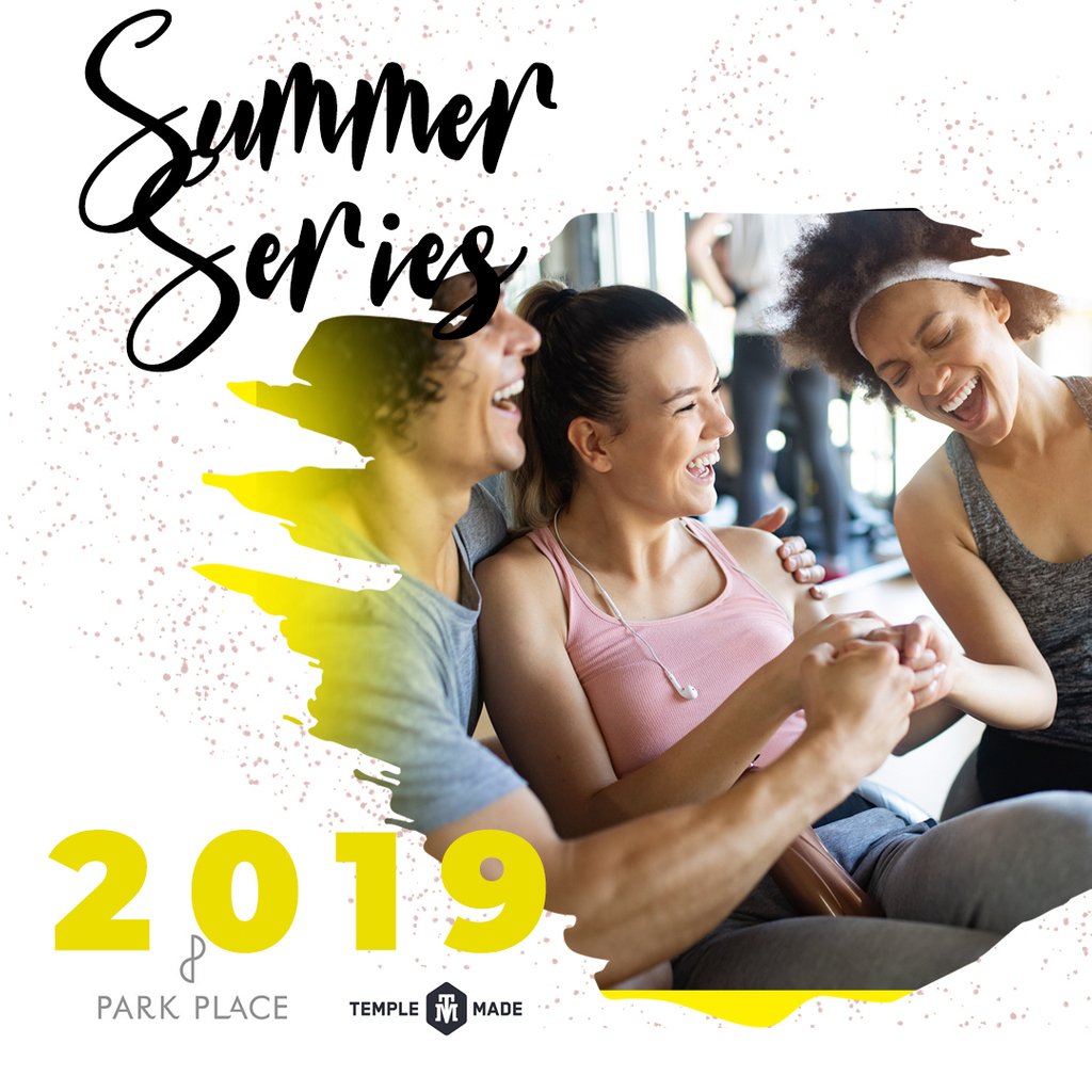 TheBurnKC's tweet photo. On deck this Monday at the Temple Made Fitness Summer Series: Keep It Moving with KIM. Join us for MOVEMENT, GIVEAWAYS, and more!

#healthykc #summer #workout #fitness https://t.co/38qNY3Pt57