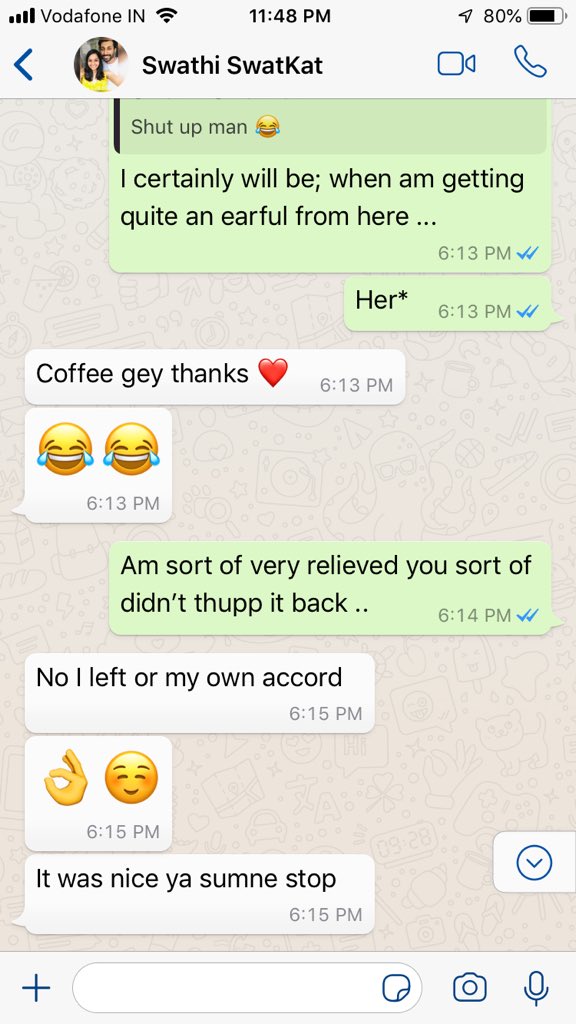 Chaithanya On Twitter This One Is Sort Of Continuing That Tradition Of Sorts Lord Bless The Tribe And May They Grow Keehee And More Importantly She Didn T Thupp At My Filtercoffee I