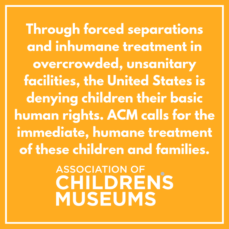 ACM_Worldwide's tweet photo. ACM calls for a more permanent policy effort to ensure the immediate, humane treatment of immigrant and refugee children and families in detention. Read our full statement: https://t.co/uTEunaThHn https://t.co/kinLMmG8HA
