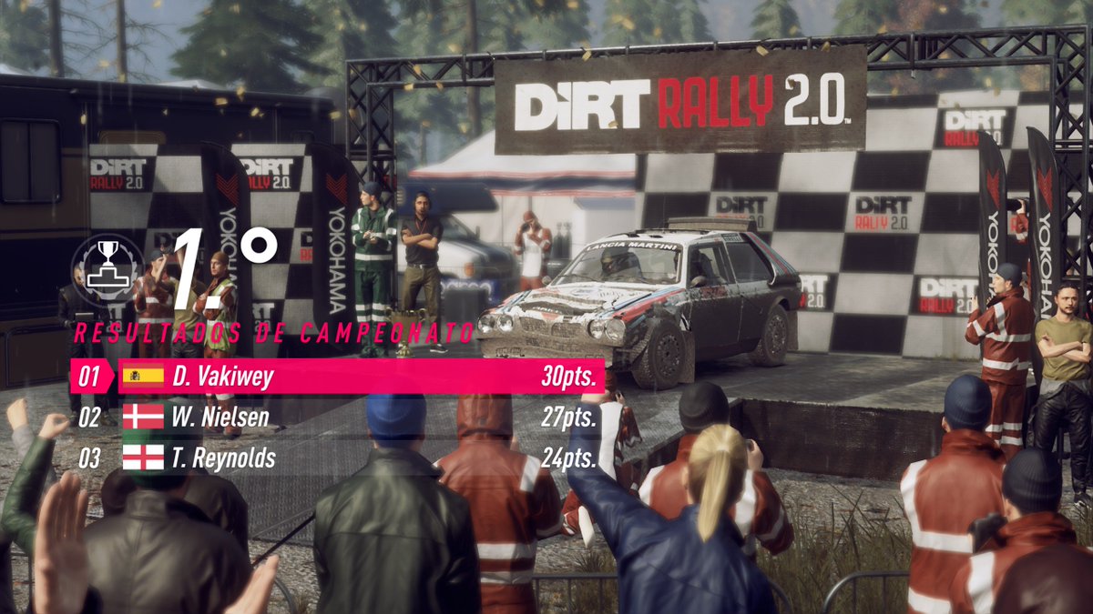 More @dirtgame fun in USA with the Lancia S4 Group B AWD 
It was amazing 30s comeback in the last 4 stages of the Weekly AI Challenge
Full challenge 🎥 twitch.tv/videos/4486708…