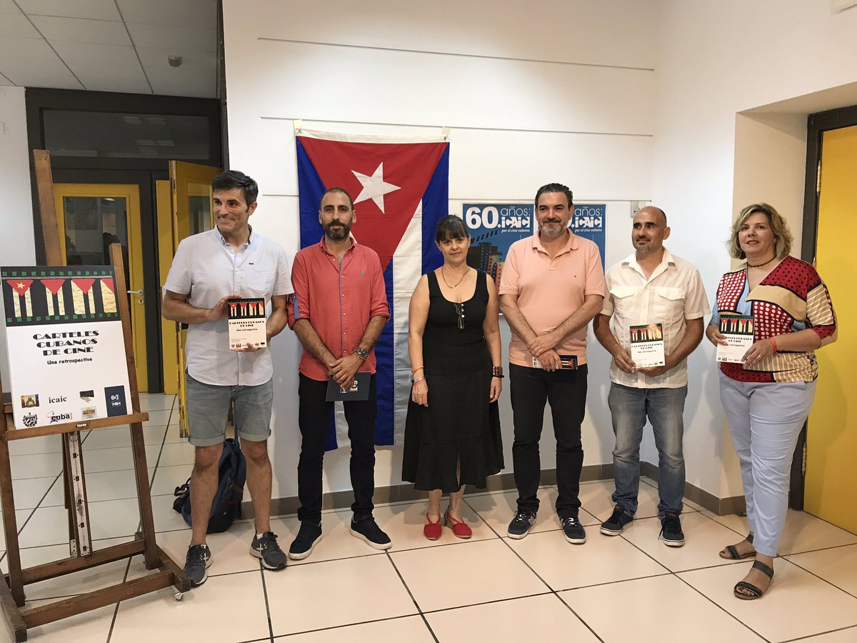 Inauguración de la exposición de Carteles Cubanos de Cine  🇨🇺 #FestivalCinelAlfàs