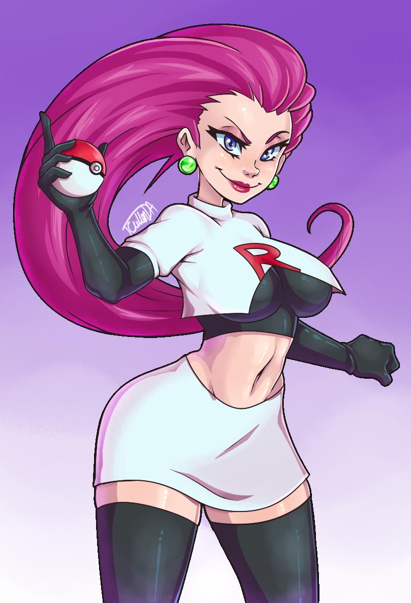 “Can we just take a moment to remember best girl Jessie #fanart #Pokemon” .