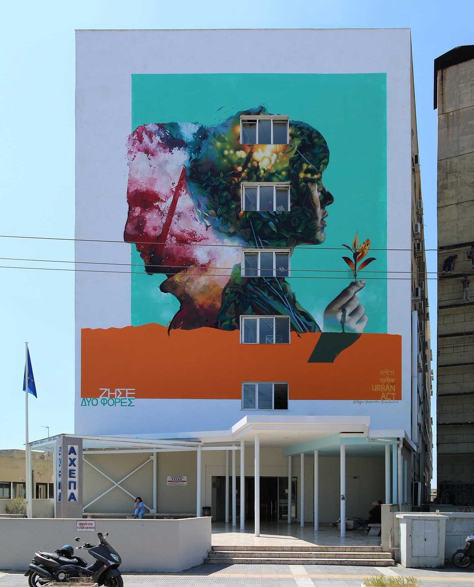 MolinaStreetArt's tweet photo. 'Live Twice' by Greek artists Same84 & Apset for Urbanact in Thessaloniki, Greece (2017)
#same84 #apset #thessaloniki #greece #thessalonikistreetart #urbanart #muralart #streetart #mural #graffiti #urbanact
📷 via https://t.co/1czO9pc925 | https://t.co/72ZZHrLVRc https://t.co/MJRJbXv597
