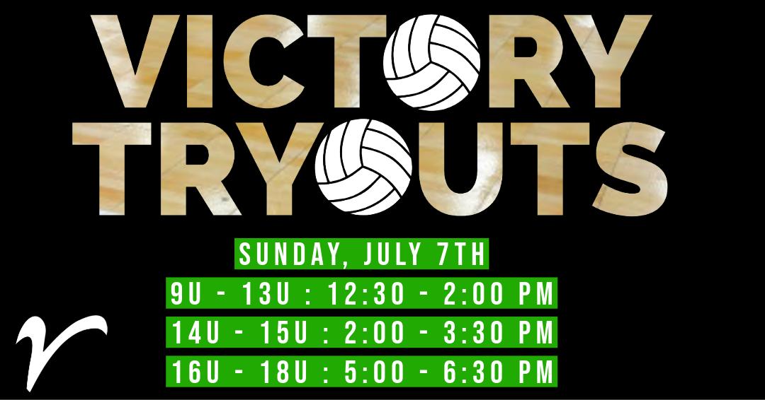 Remember to sign up for our tryouts happening THIS SUNDAY! All age groups will be evaluated. To register online, go to our website. Walk-ins are welcome, but we highly recommend signing up online early to make the check-in process run quickly. We'll see everyone there! #livetowin