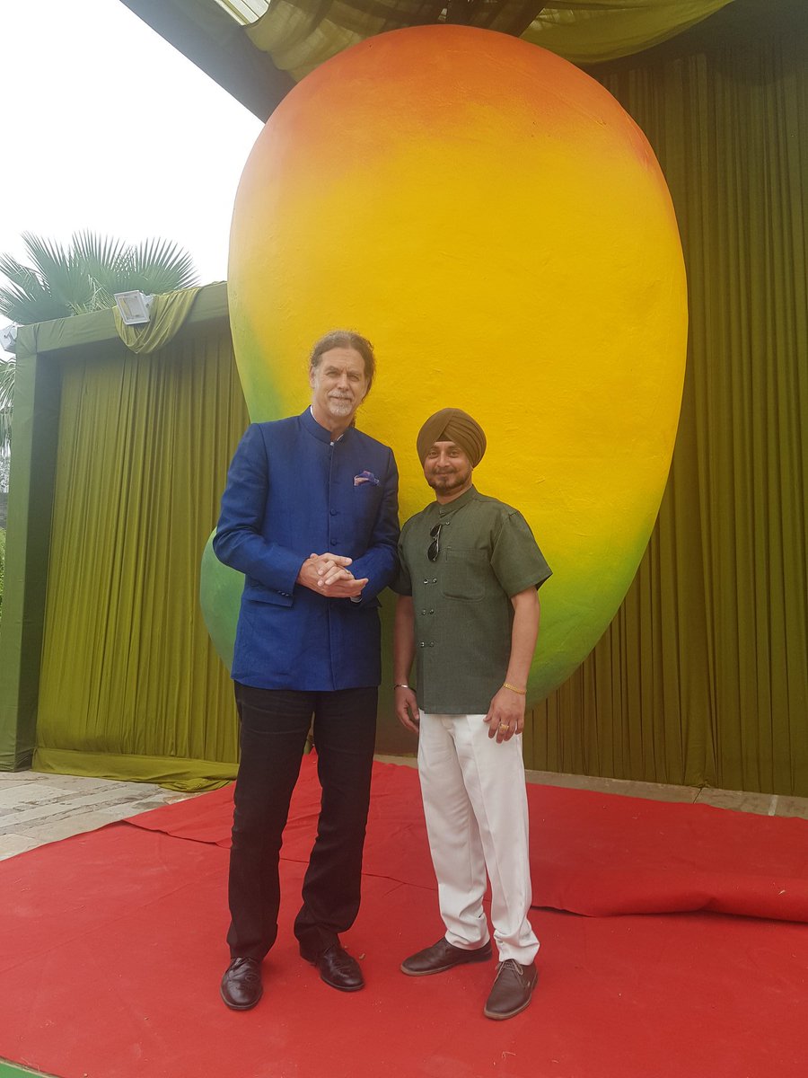 bedianudeep's tweet photo. @AmbLindnerIndia Thanx for ur visit at 31st #MangoFestival2019 being held at @DilliHaat_JP from 5 to 7 July 2019 https://t.co/lfbKXWmrDn