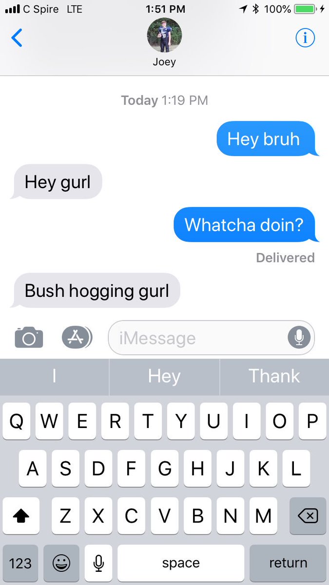 MissGalReports's tweet photo. Y’all it pays to make your kids learn work ethic early in life. This is a text exchange between my 14 y/o & me. He ain’t playing video games or watching tv 👀🤦🏻♀️😅#BelieveThat #OnTheTractor lol🤣 https://t.co/WFs9BDY97Y