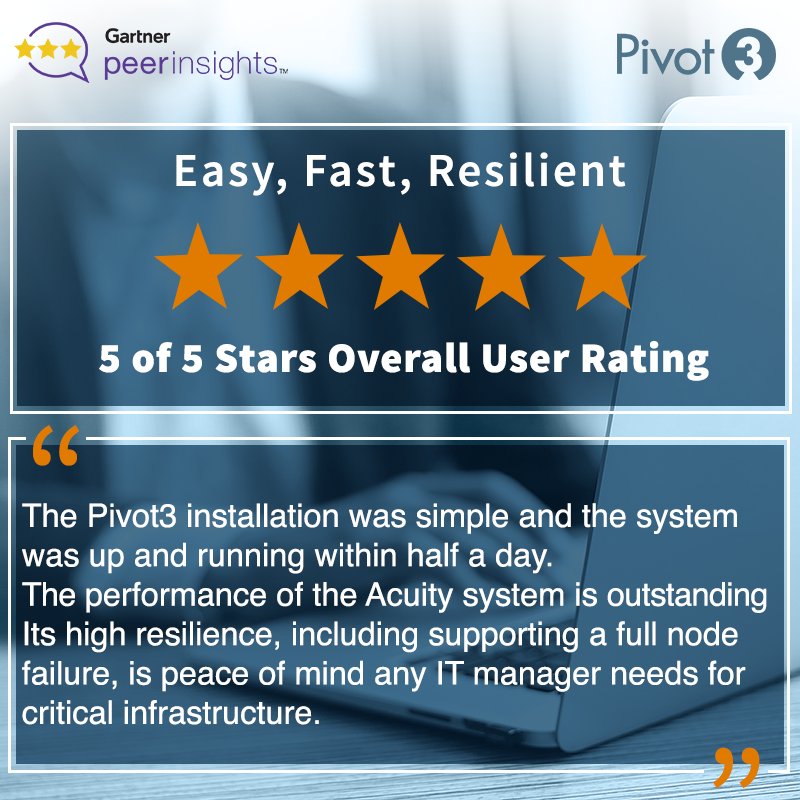 Pivot3Inc's tweet photo. Pivot3 provides the peace of mind any #IT manager needs for #MissionCritical infrastructure initiatives. Discover how we consistently deliver security, resilience and manageability at scale: https://t.co/ELjqJvpODx https://t.co/9Al7Qbalbu