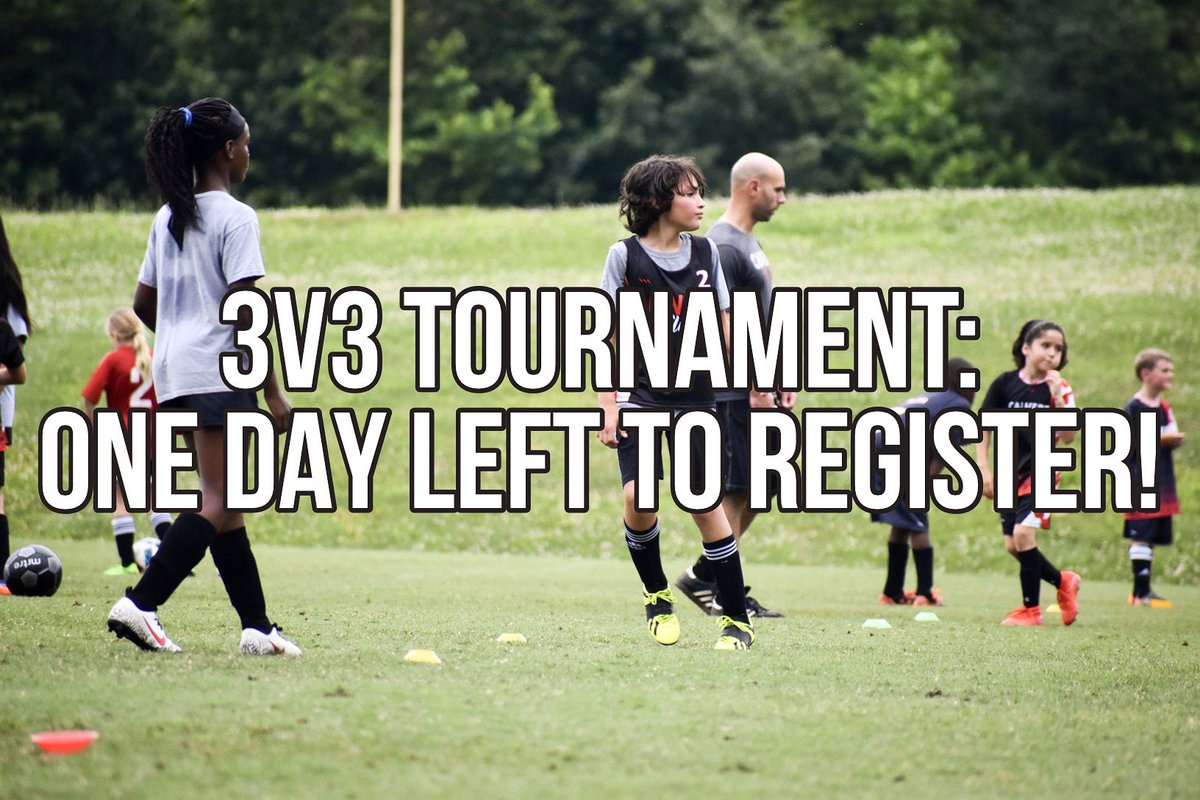 One day left to register a team for the 3V3 tournament!! Deadline is tomorrow (6/6)!