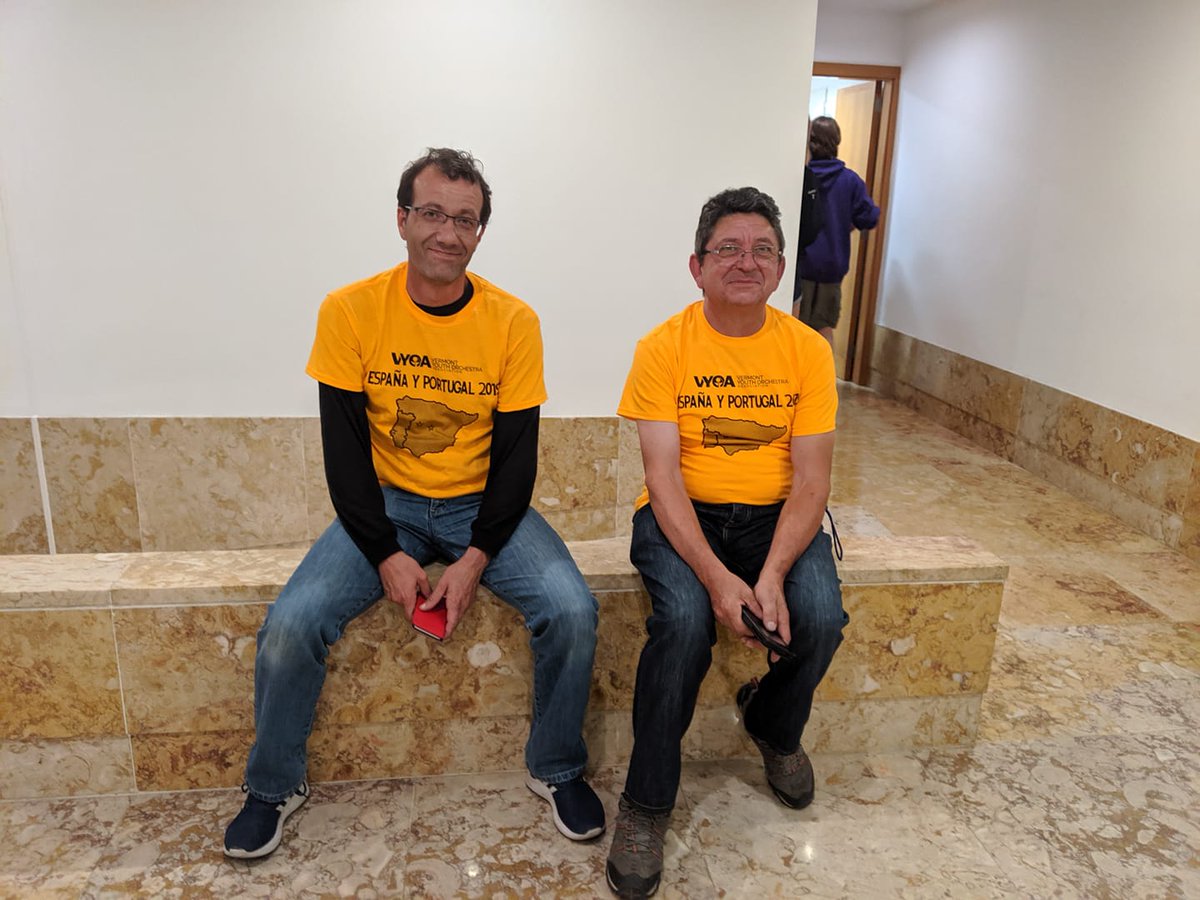 VYOAorg's tweet photo. Victor and Luis were so amazing throughout the tour. Here they are happily wearing the #vyoa shirts we gifted them. Thank you so much! https://t.co/JuqrZbi7QX