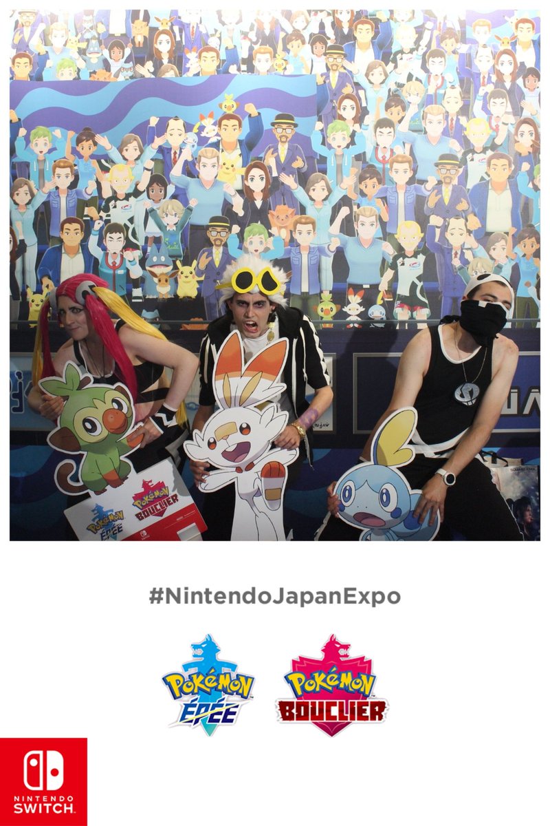 #PokemonJapanExpo #NintendoJapanExpo #PokemonEpeeBouclier 
😊