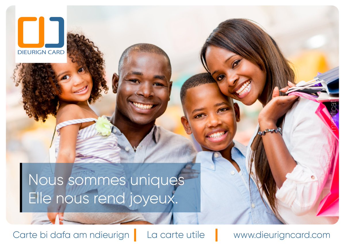 DieurignCard's tweet photo. Nous sommes uniques, elle nous rend joyeux 😉😚😎

Ma Carte Utile 😉 Ma joie 😊 Mes remises 😉

Suivez-nous sur @Dieurign et ne ratez pas nos nouvelles offres chez nos nouveaux partenaires  😉😊😎

@dieurign la Carte Utile qui nous rend joyeux partout où on va  

#Kebetu https://t.co/76iHOaVtVH