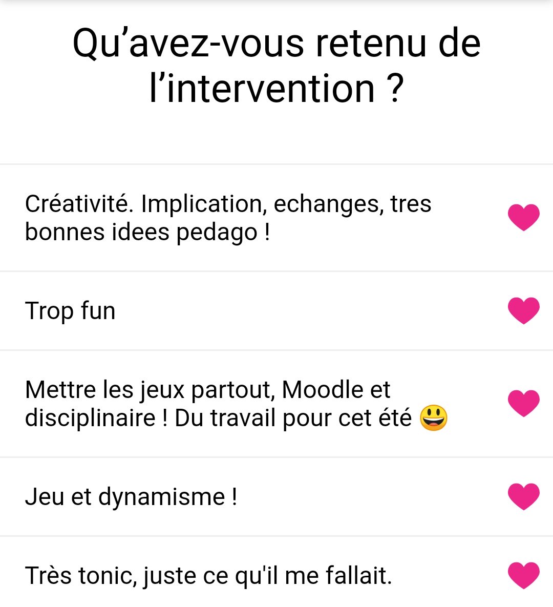 CatherineENSCM's tweet photo. Des retours positifs et enthousiastes à notre atelier "Former à #Moodle autrement !" qui nous encouragent à continuer et à toujours envisager une 3ème voie à nos approches (techno)pédagogiques ! @savol34 @NikoulahDS @umontpellier #mootfr19 #LifeAfterMoodlemoot #MotivationalQuotes https://t.co/vcHL4pYEWp