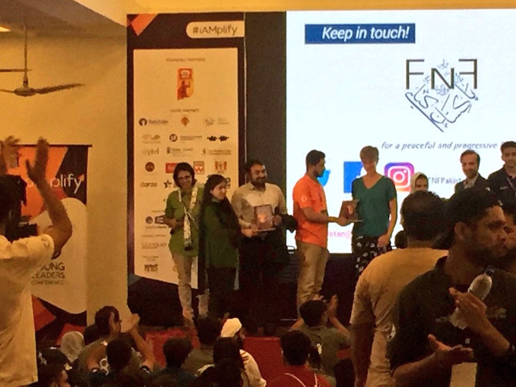 aamirsamjad's tweet photo. "Along with better climate friendly policies,Pakistan needs a mass civic engagement 2 minimize the risks of #climatechange,and without active engagement of youth this won't b possible at all. So lets empower our youth 2 lead us for better future" @soledupk @FNFPakistan #iamplify https://t.co/7SPmJ9k8tX