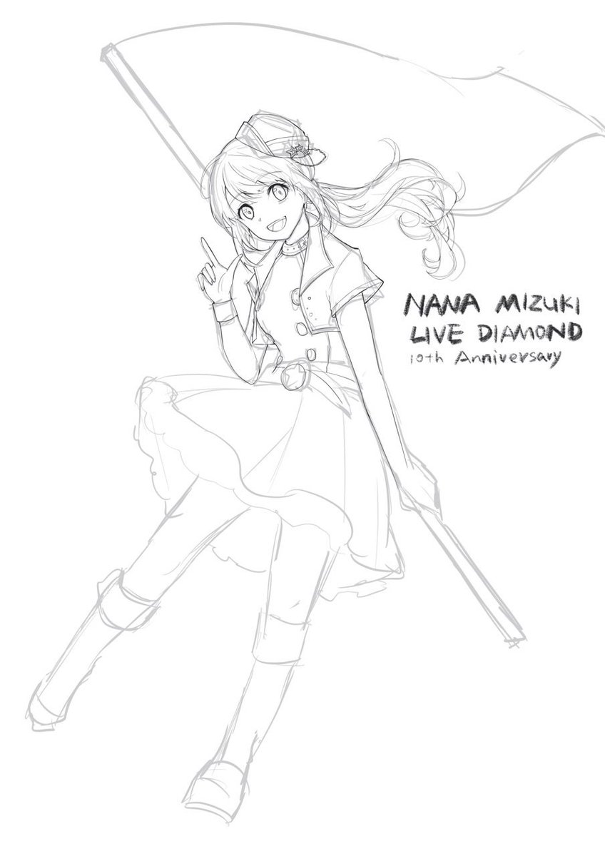 LIVE DIAMOND 10th Anniversary!
今日は描ききれないので?、明日も描き続けます? 