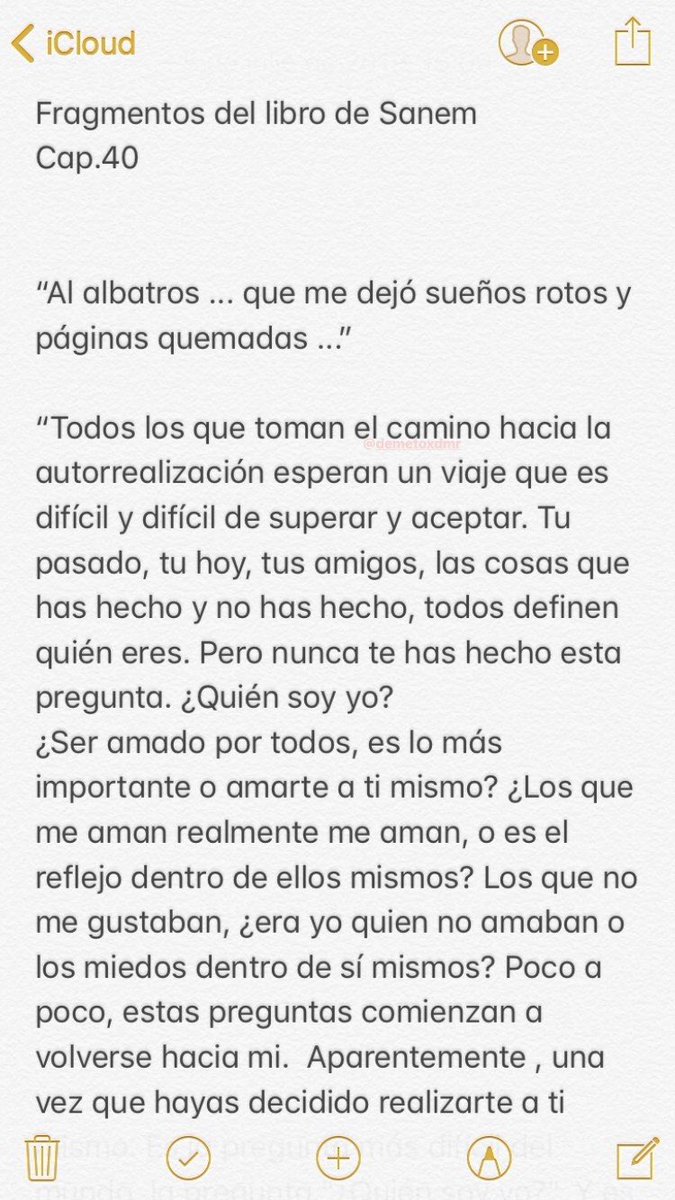 rbkctt's tweet photo. He encontrado esto del instagram de @demetoxdmr y me ha parecido muy interesante

1° fragmento del libro de Sanem que aparece en el capítulo 40
#Erkencikus https://t.co/RzSZJ7YJmq