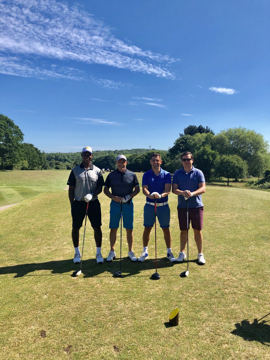 19tmb's tweet photo. @LloydsFC Golf day. Only been playing 6 weeks and already agreed to a golf day. Thankfully @Milts25 &amp; @guybonwick got me through. 🏌🏾‍♂️🏌🏾‍♂️ https://t.co/9pYIgbkjDF